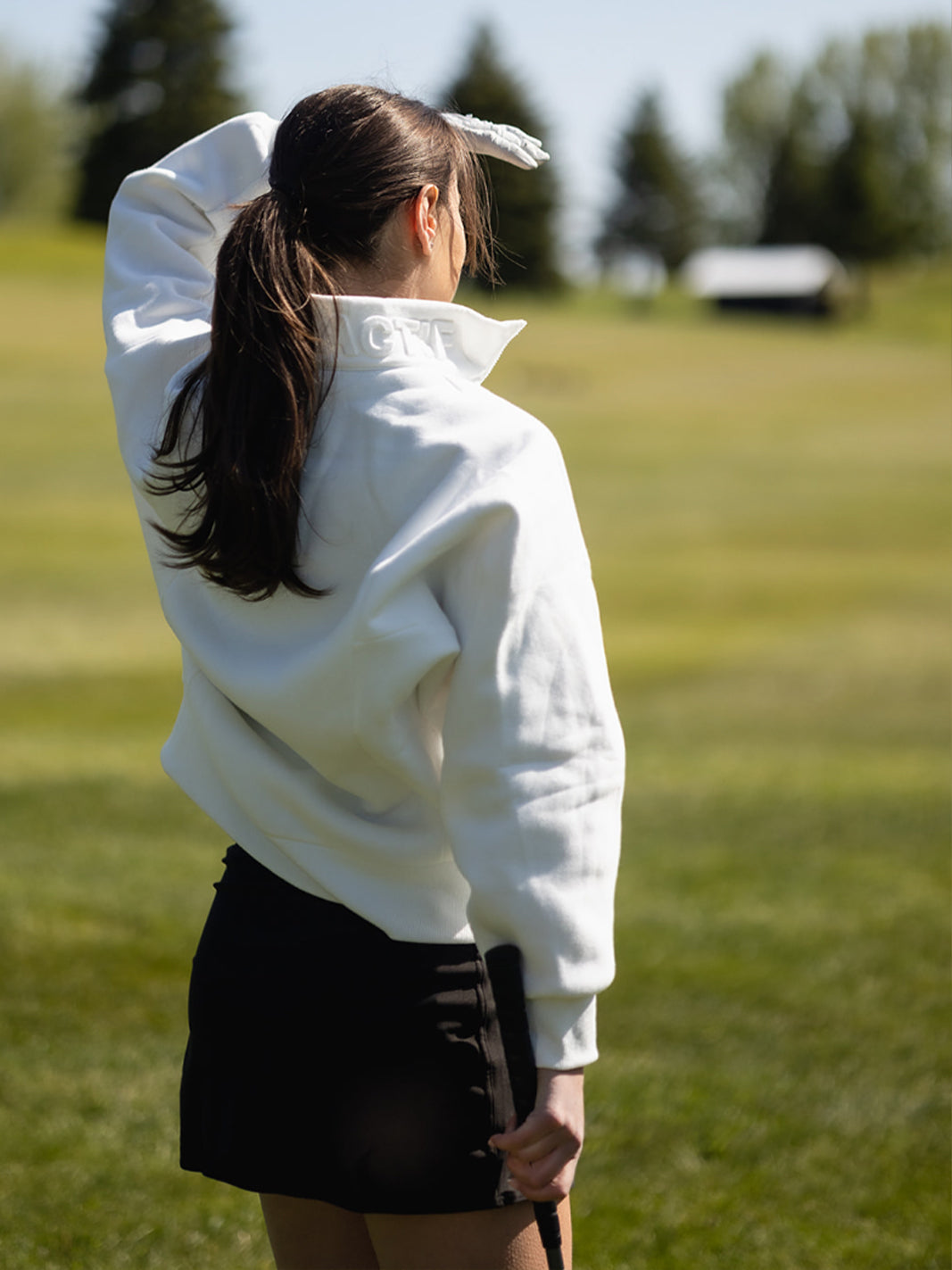 'A' Game Skort — Black