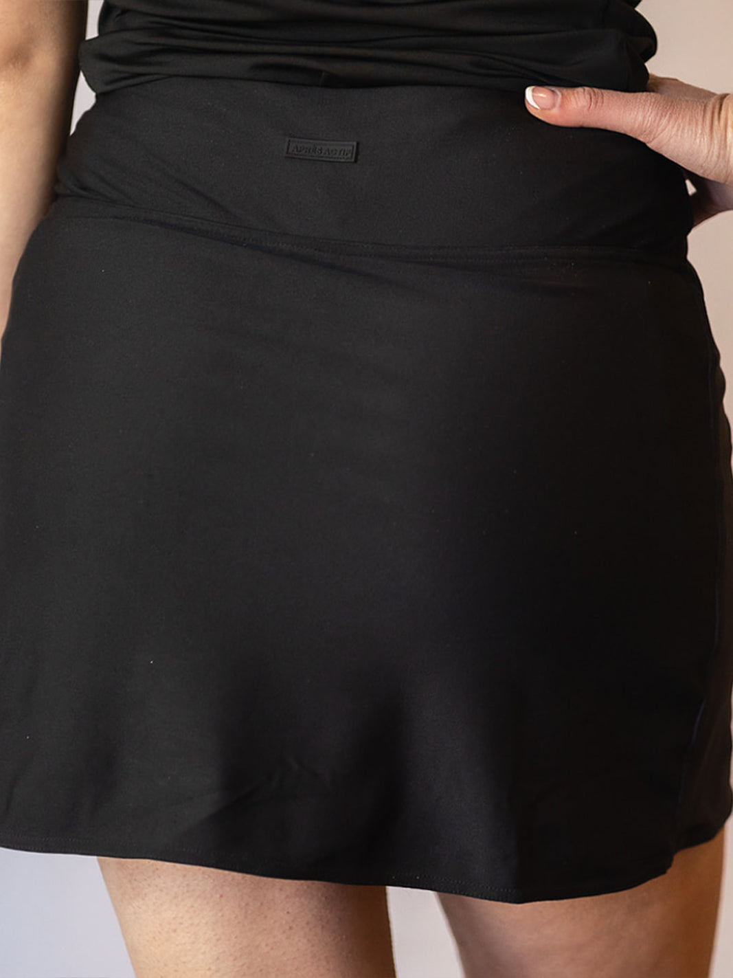 'A' Game Skort — Black