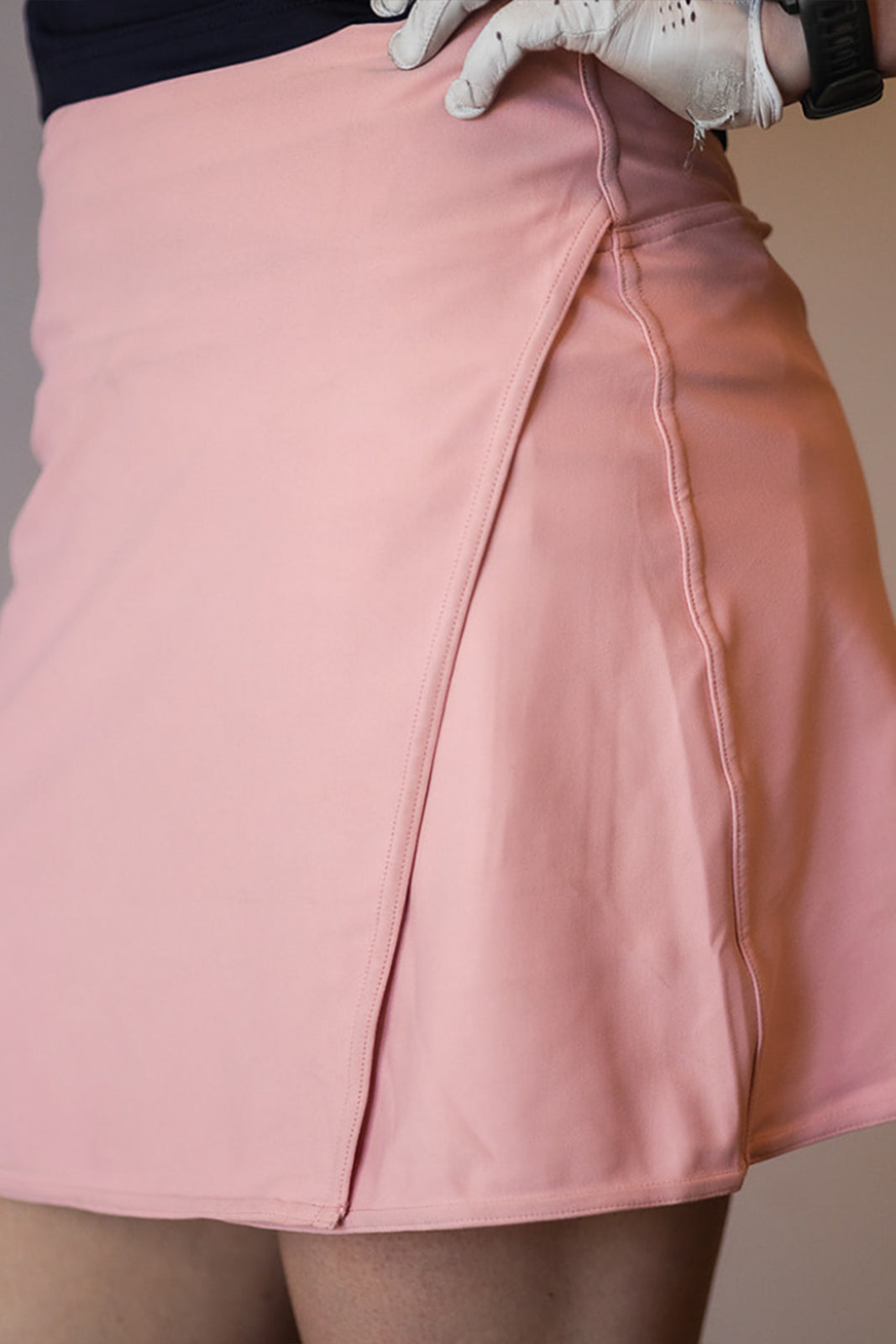 'A' Game Skort — Rosé