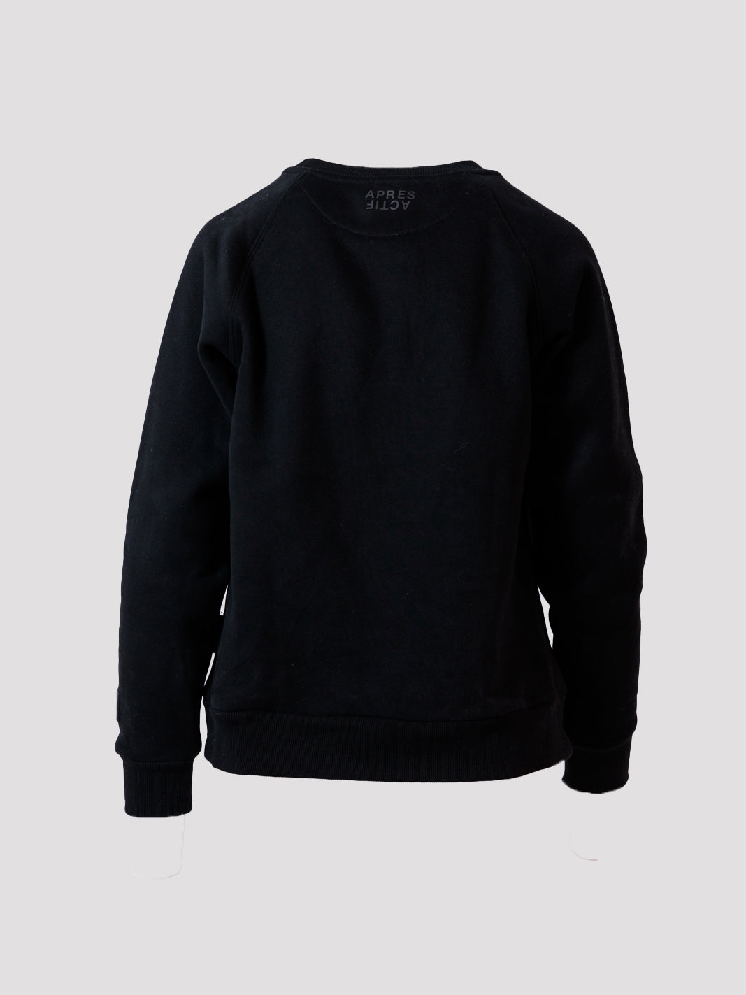 Here For The Après Crewneck — Black