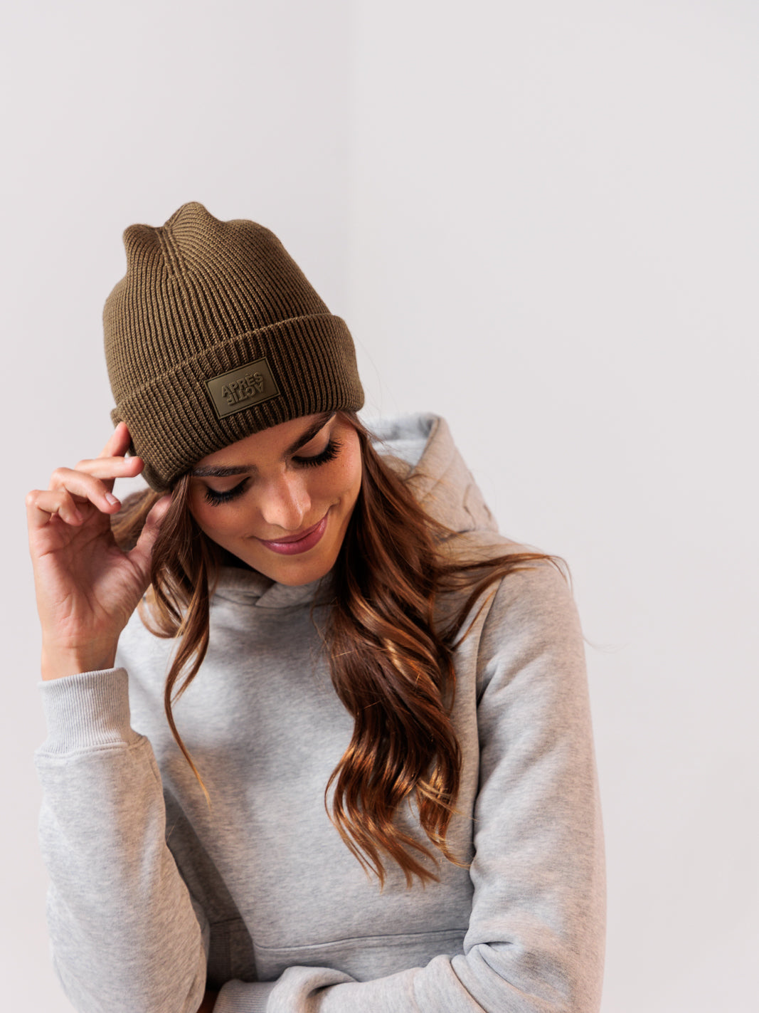 100% Merino Wool Beanie — Pine