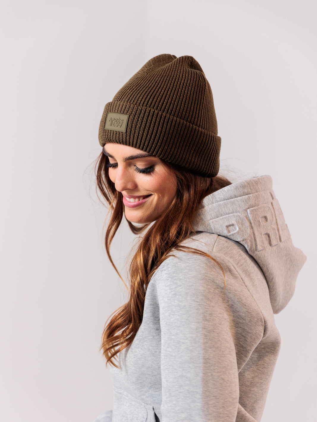100% Merino Wool Beanie — Pine