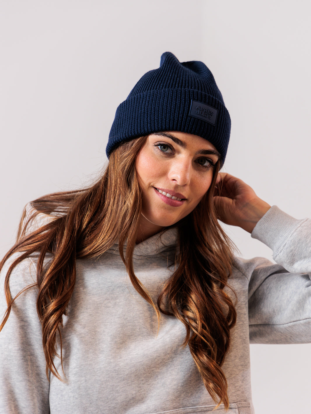 100% Merino Wool Beanie — Midnight Navy