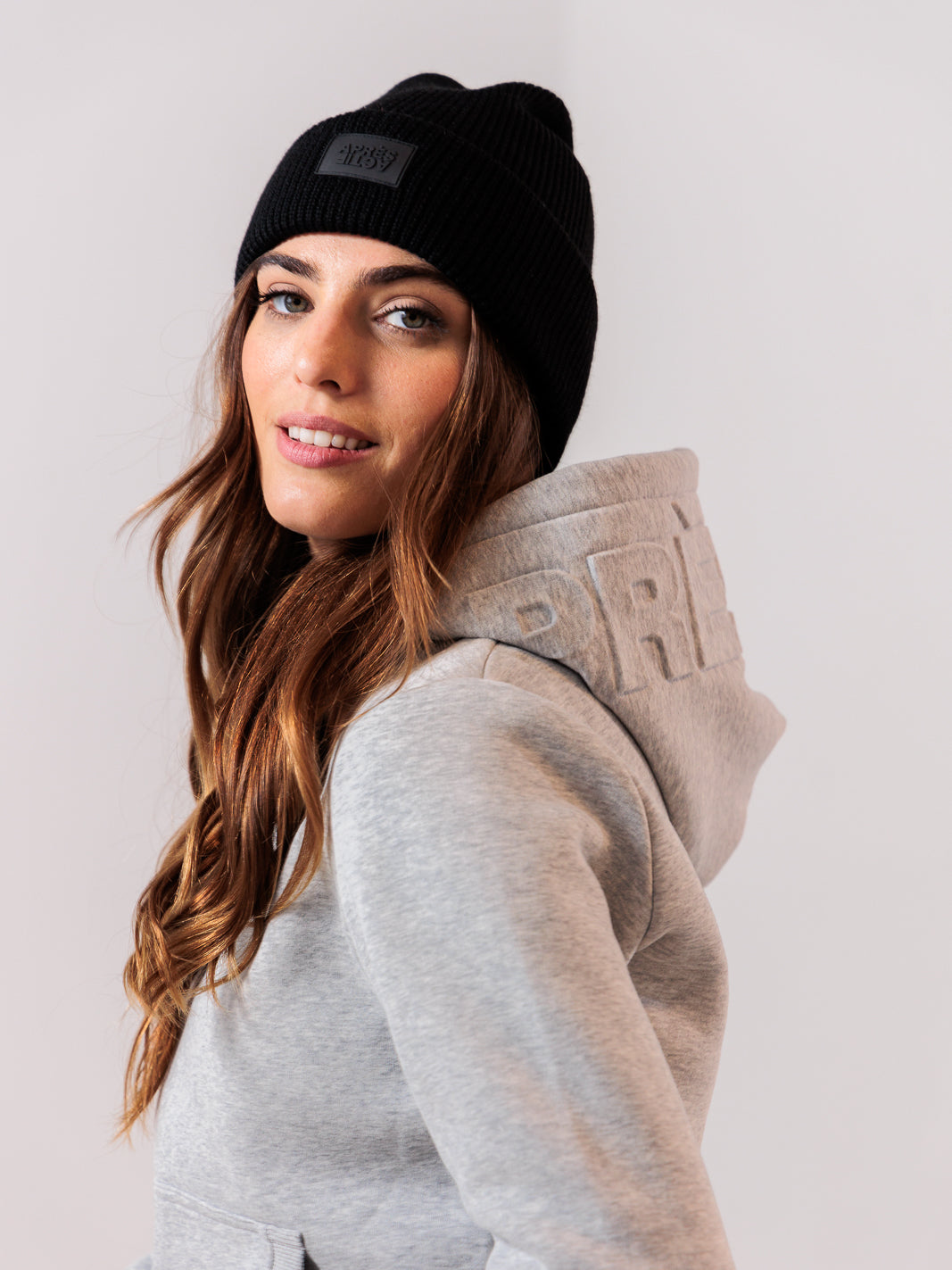 100% Merino Wool Beanie — Black