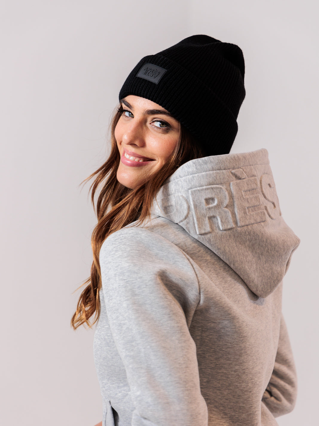 100% Merino Wool Beanie — Black