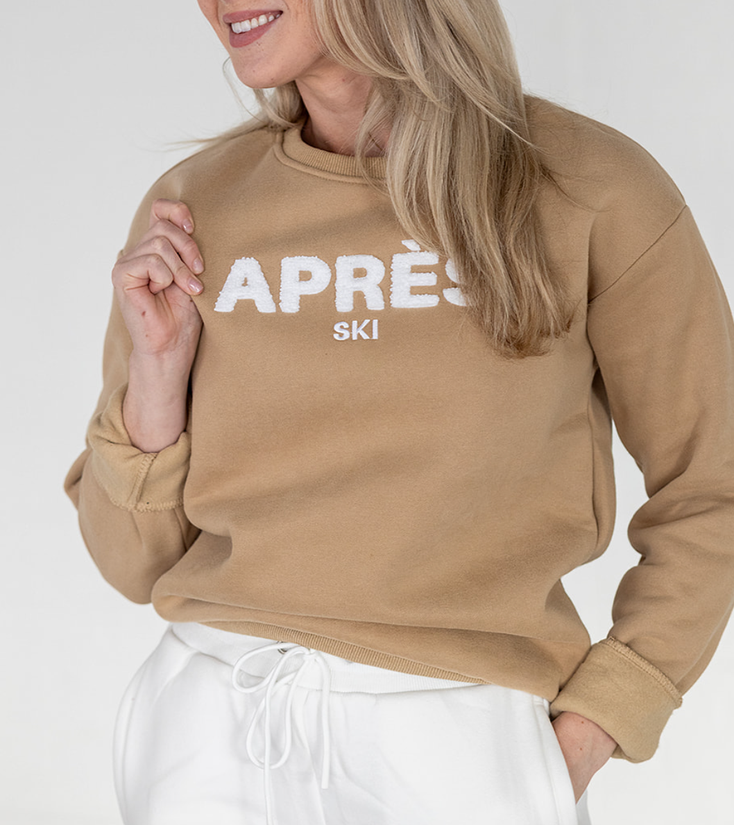 Après Ski Crewneck — Champagne