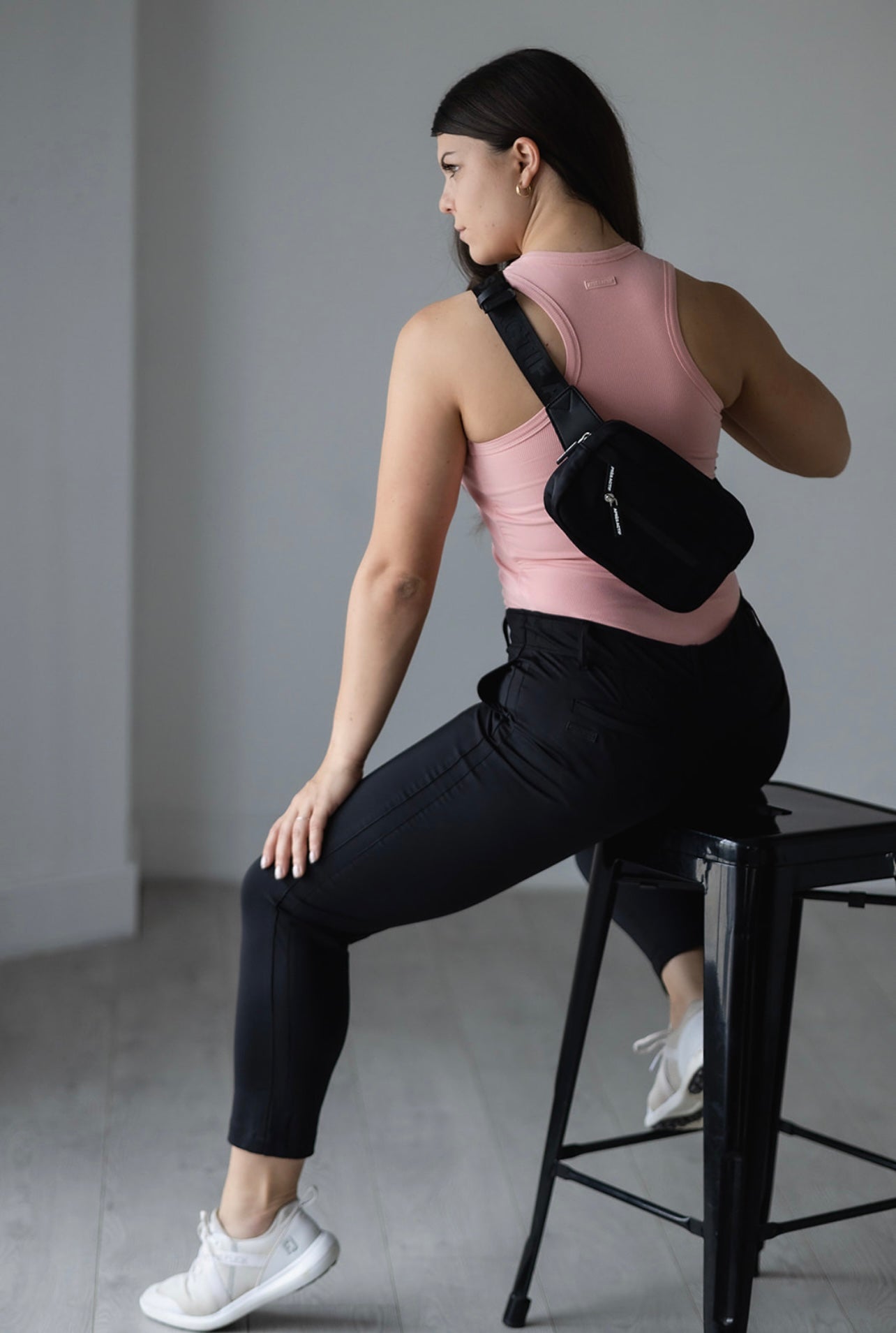 Essential Ribbed Tank — Rosé