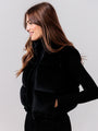 Alps Velvet Vest — Black