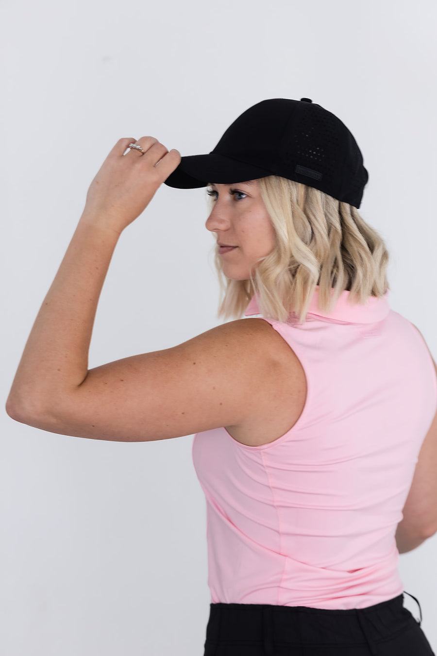 Sleeveless Golf Shirt — Rosé