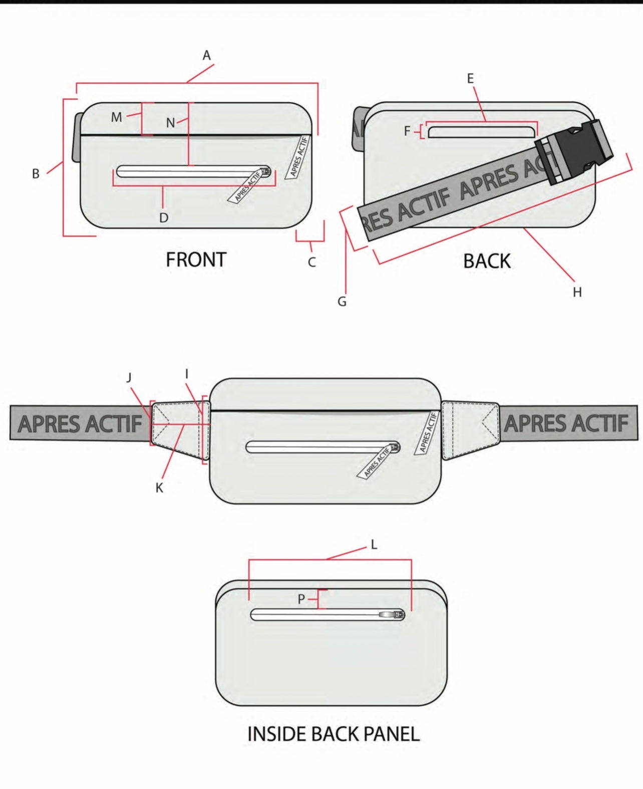 Après Belt Bag — Champagne
