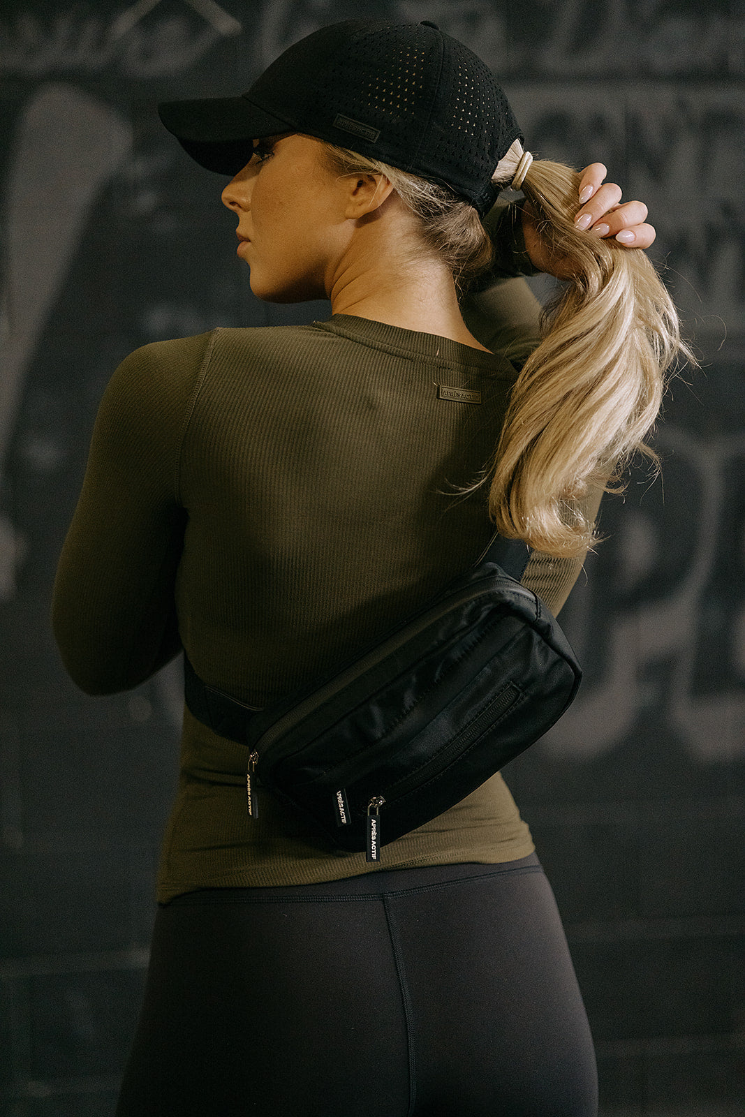 Essential Ribbed Long Sleeve — Pine